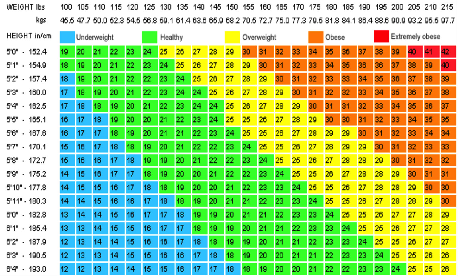 Idealer Body-Mass-Index für Frauen