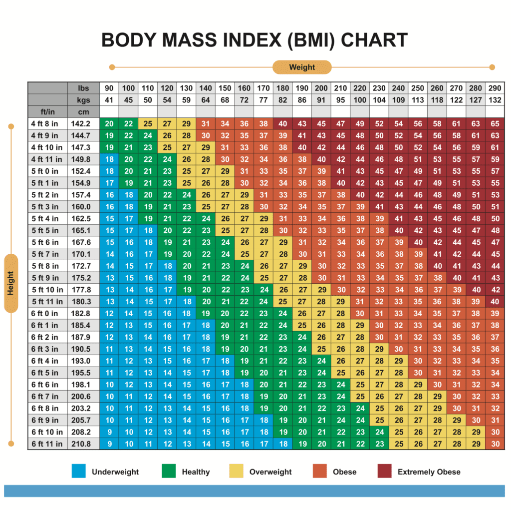 Idealer Body-Mass-Index für Frauen